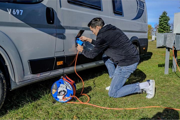 Immagine prodotto Brennenstuhl Tamburo per cavi da campeggio (25 m, 2.50 mm².)
