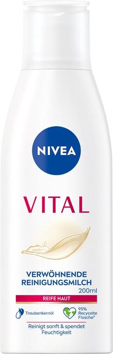 NIVEA Vital Reinigungsmilch Fl 200 ml (Reinigungsmilch, 200 ml)