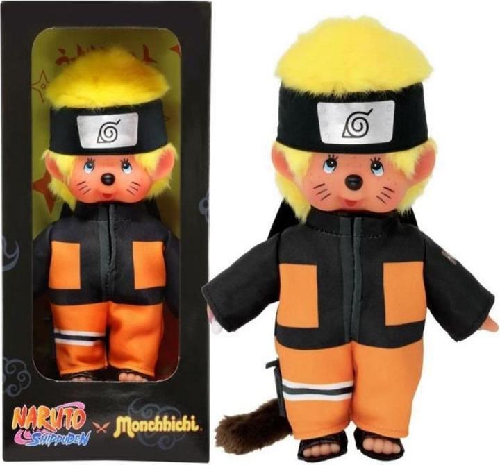 Actual product image Bandai Namco MONCHHICHI - Naruto Shippuden - Peluche 20cm (Booster display)