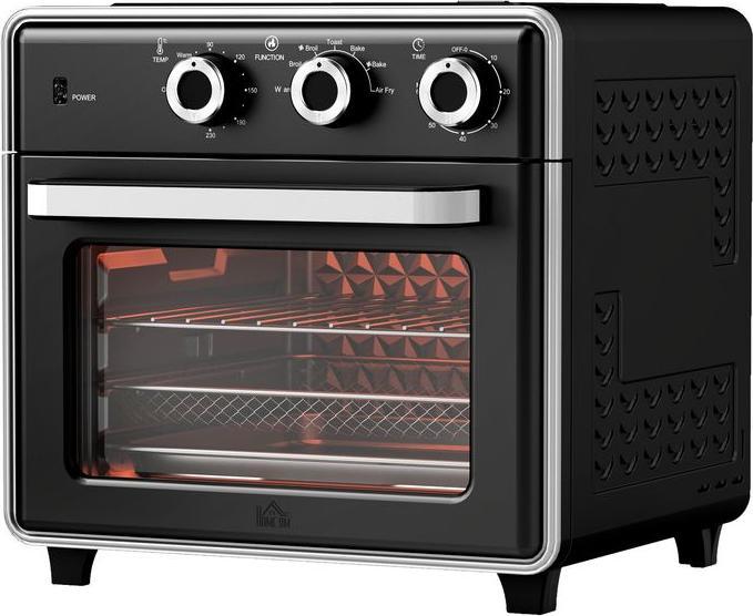 Actual product image Swisshandel24 Minibackofen mit Umluft 20L Mini Ofen mit Backblech, Grillrost und Krümelblech, bis 360°C