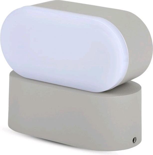 Actual product image V-TAC VT816 5W LED wall light grey housing IP65 movable 4000K (800 lm, IP65)