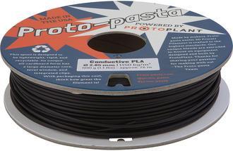 Produktbild Proto-pasta leitfähiges PLA Filament (PLA, 2.85 mm, 500 g, Grau)