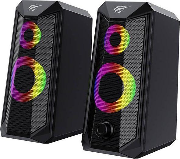 Image du produit Havit Haut-parleurs SK202 2.0 RGB Computer Speakers (Noir)