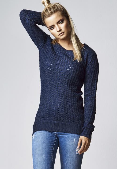 Produktbild Urban Classics Ladies Long Wideneck Sweater (XS)