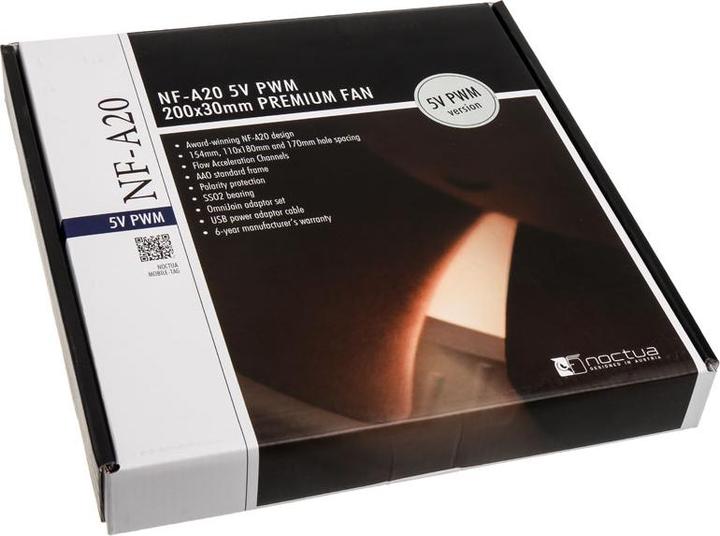Productafbeelding Noctua NF-A20 PWM (200 mm, 1 x)