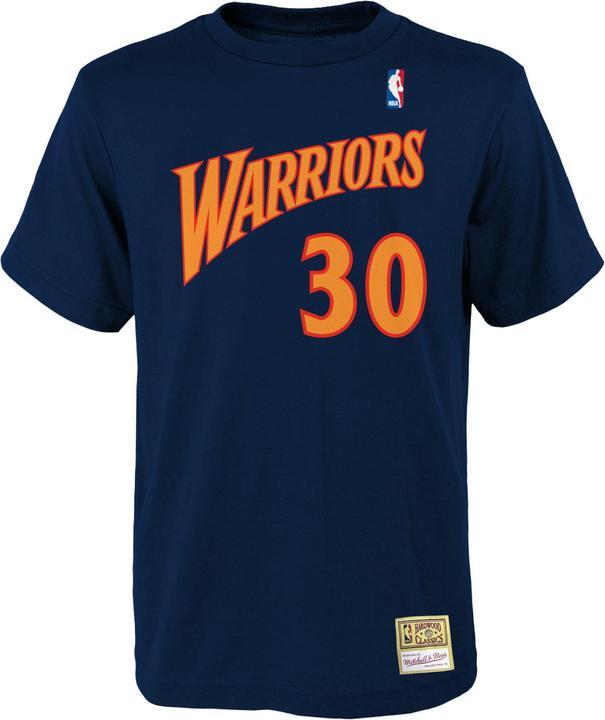 Image du produit Mitchell & Ness NBA Golden State Warriors Stephen Curry T-shirt Hardwood Classics Homme (M)