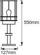 Produktbild Osram ENDURA® CLASSIC POST 55cm E27 (E27, IP44)