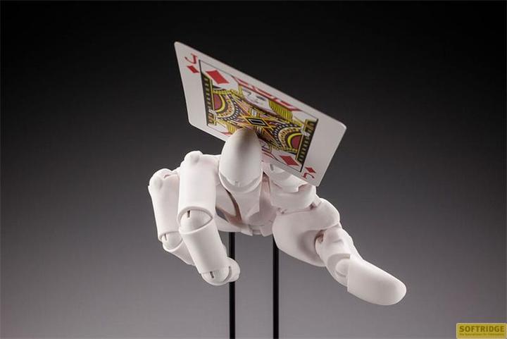 Actual product image Kotobukiya Takahiro Kagami PVC Artist Support Item Hand 1/1 Model/R White 21 cm
