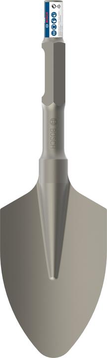 Produktbild Bosch Professional Zubehör PRO HEX 30-4C Spatmeissel, gerundet, 135 x 400 mm (135 mm)