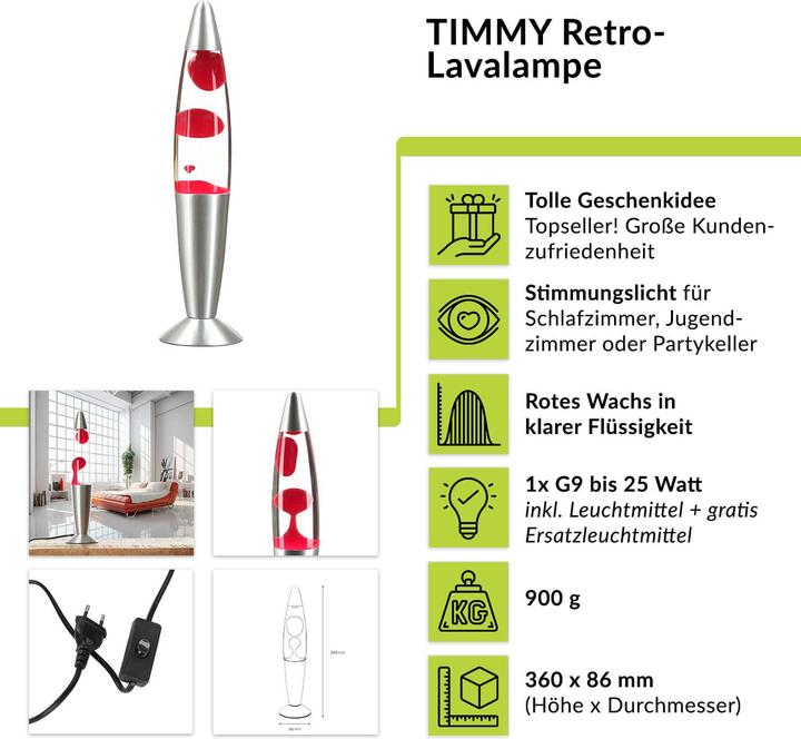 Produktbild Licht-Erlebnisse Timmy (210 lm, G9)