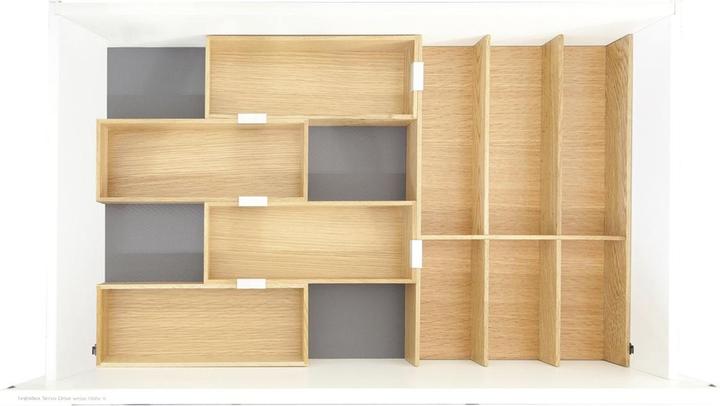 Rockenhausen Move Besteckeinsatz Schubkasten Organizer Set 1, Eiche lackiert