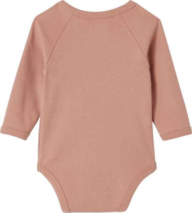Actual product image Vertbaudet Bio-Kollektion: 2er-Pack Baby Wickelbodys mit langen Ärmeln (74)