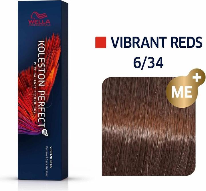Immagine prodotto Wella Koleston Perfect Me+ Vibrant Reds 6/34 60ml (6/34)