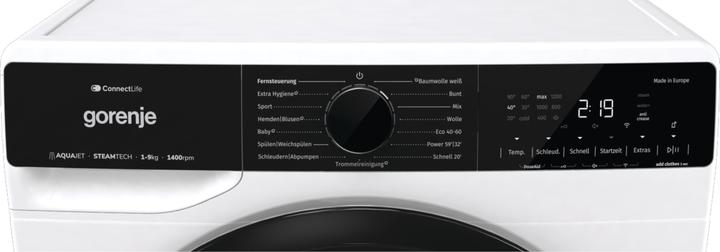Actual product image Gorenje Waschmaschine WPNA94A1TS 9kg A wh (9 kg, Left)