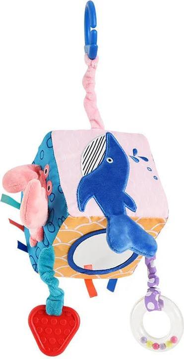 Image du produit Activity Board Cube d'activité à 6 faces Jouet crèche poussette jouet suspendu bébé doux en peluche