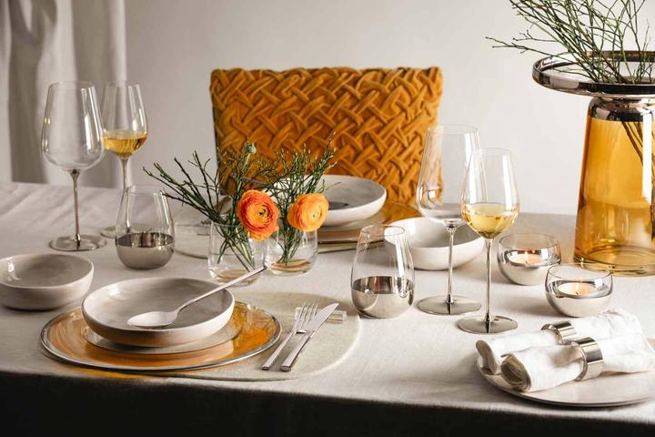 Produktbild Eisch Essenca SensisPlus Gold Edition Allround-Weingläser (40 cl, 2 Gläser, Weingläser Set)