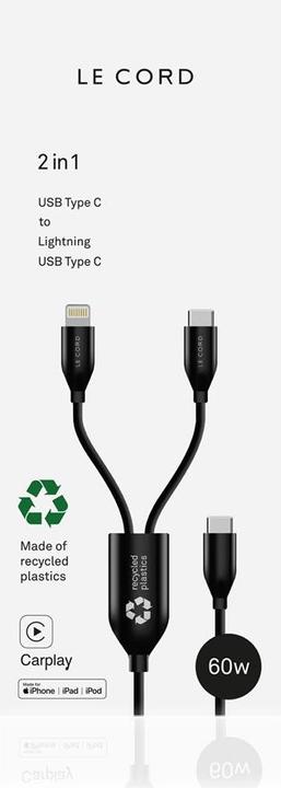 Le Cord 2 in 1 Type -C (USB 3.2 Gen 1)