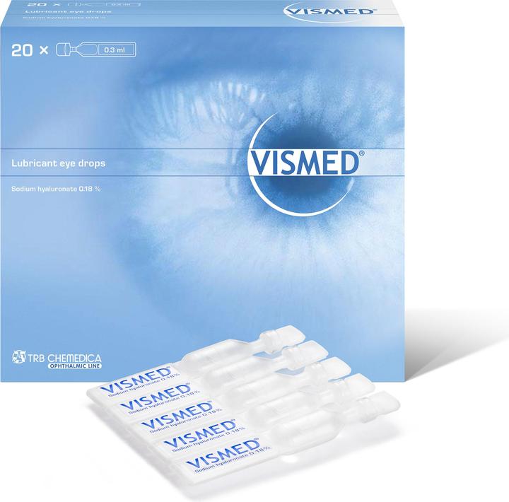 Actual product image Vismed Augentropfen (6 ml, 20 x 0.3 ml)