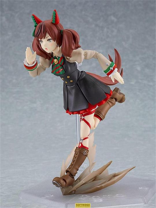 Actual product image Max Factory Uma Musume Pretty Derby Figma Action Figure Umamusume: Pretty Derby Nice Nature 14 cm