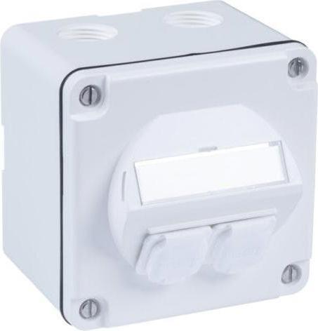 Produktbild R&M AP DA-Anschlussdose Splash Line weiss