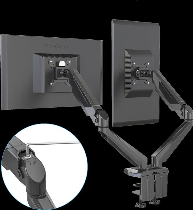 Actual product image Rockstable Prof. Double USB Black (Table, 32")