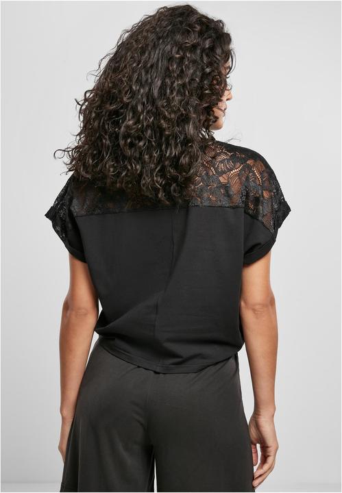 Immagine prodotto Urban Classics Tee corto da donna in pizzo oversize (XL)