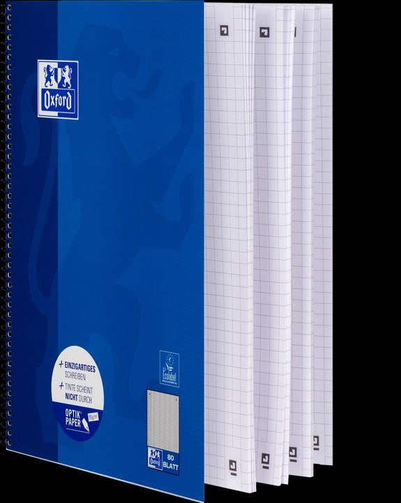 Actual product image Oxford Collegium block (A4, Checked, Soft cover)