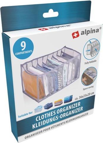 Actual product image alpina Clothes organizer 36x25x20cm (36 x 25 x 20 cm)