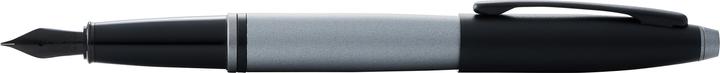 Actual product image Cross Fountainpen Calais matte grey/black, F-nib, in giftbox (Matt grey, 1 x)