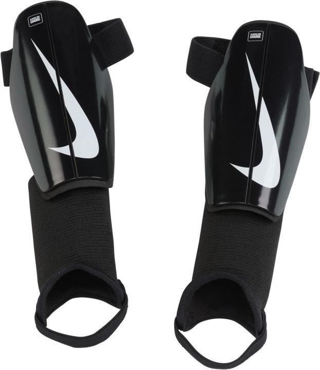 Nike Charge Kids" Soccer Shin, BLACK/BLACK/WHITE L (L)