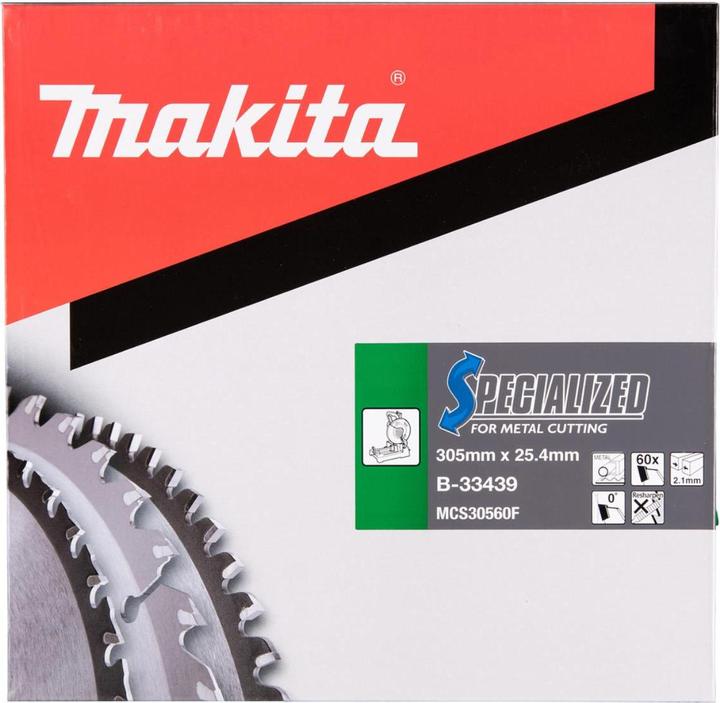 Produktbild Makita SPECIALIZED Sägeblatt für Metall Ø 305x25.4x60Z