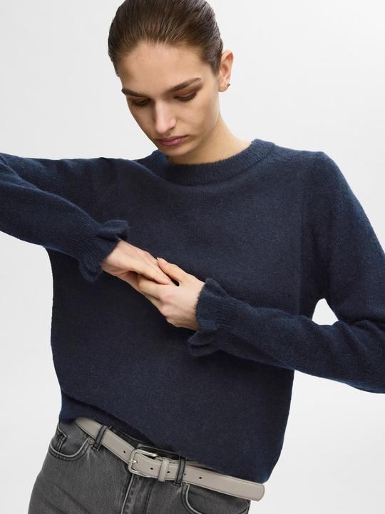 Produktbild Selected Femme Rüschenärmel Strickpullover (XL)