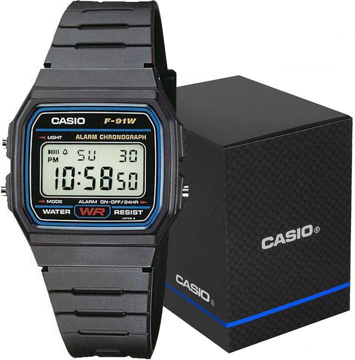 Immagine prodotto Casio F-91W-1YEG (Orologio digitale, 33.20 mm)