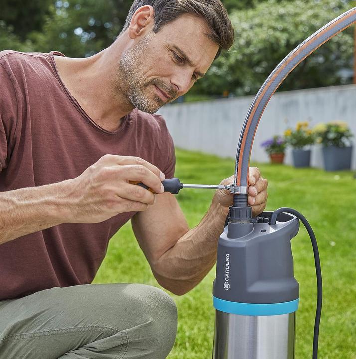 Actual product image Gardena Submersible pressure pump 5900/4 Inox Automatic (Garden pump, Domestic water pump)
