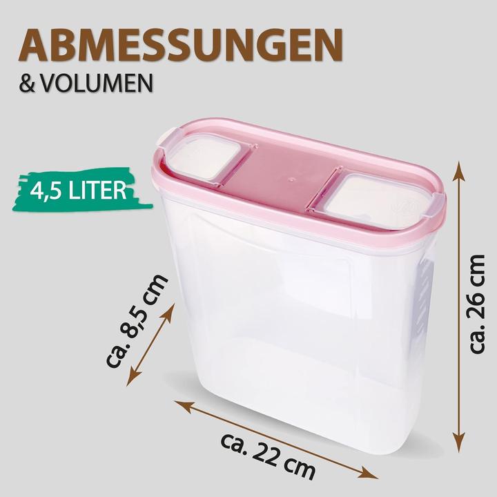 Image du produit Best Goods Lot de 6 distributeurs de céréales (4.50 l)