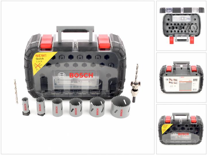 Immagine prodotto Bosch Professional Zubehör Set di seghe a tazza 11 pezzi Accesso (51 mm, 44 mm, 22 mm, 35 mm, 65 mm, 29 mm)