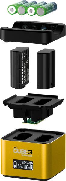 Productafbeelding Hähnel ProCube 3 Tweeling (Batterijlader voor camera)