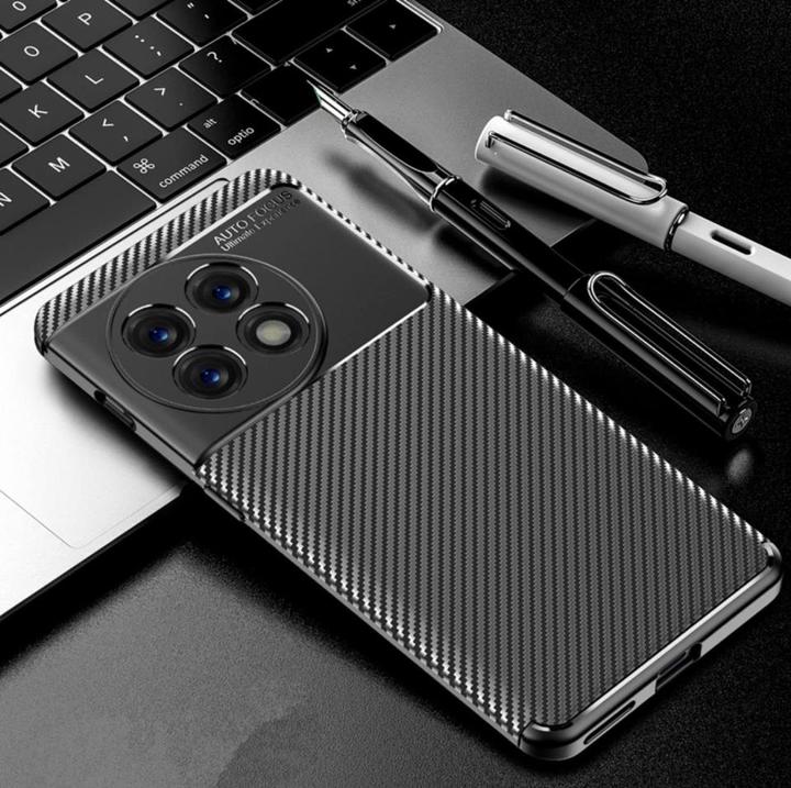 Produktbild Screenguard OnePlus 11 Hülle Carbon Design TPU Case (OnePlus 11)