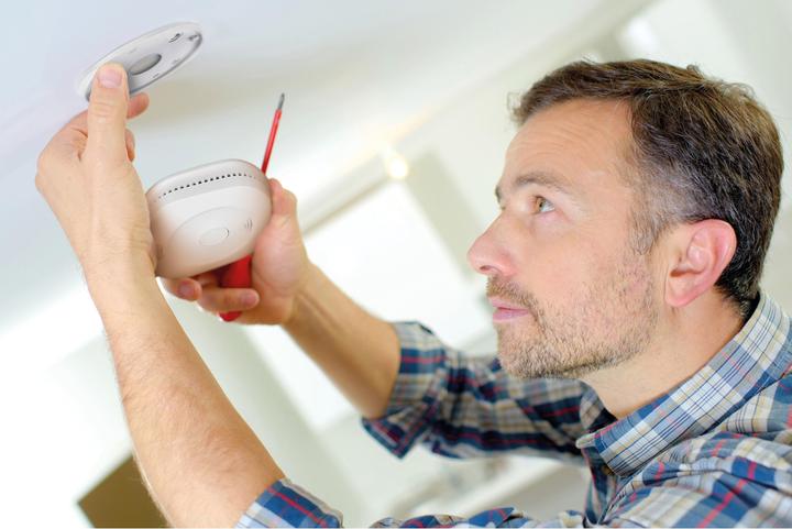 Actual product image Alecto Smoke detector Smartsmoke11 white