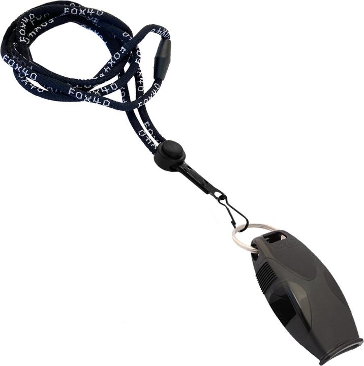 Actual product image Fox40 Whistle And Lanyard Sharx Polycarbonate Elastomer