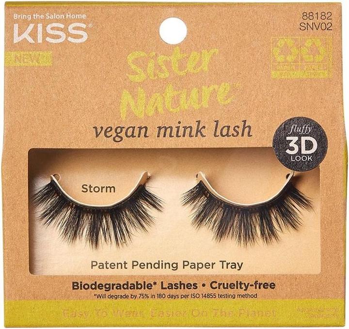 Immagine prodotto KISS Ciglia artificiali Sister Nature Vegan Mink - Storm (Ciglia artificiali)