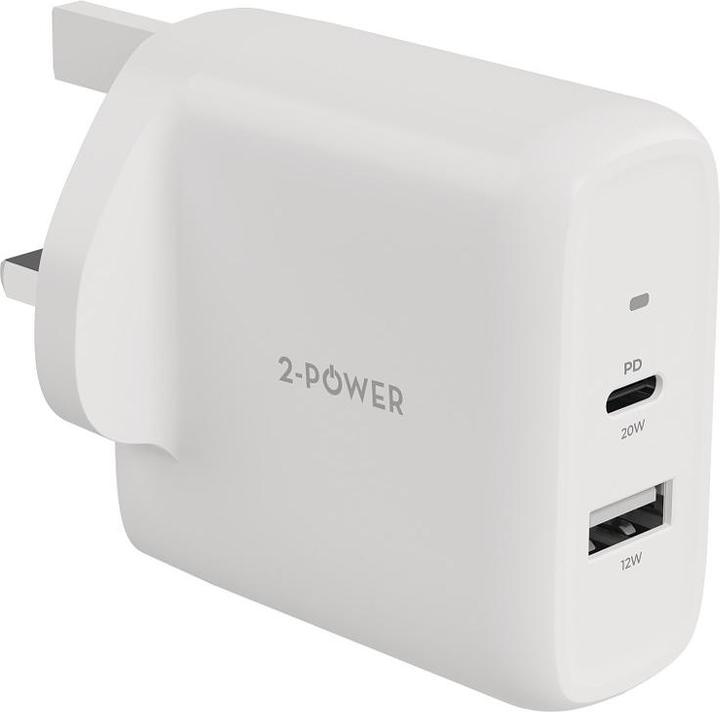 Produktbild 2-Power Wall Charger PD 20W USB-C & 12W USB-A (20 W)