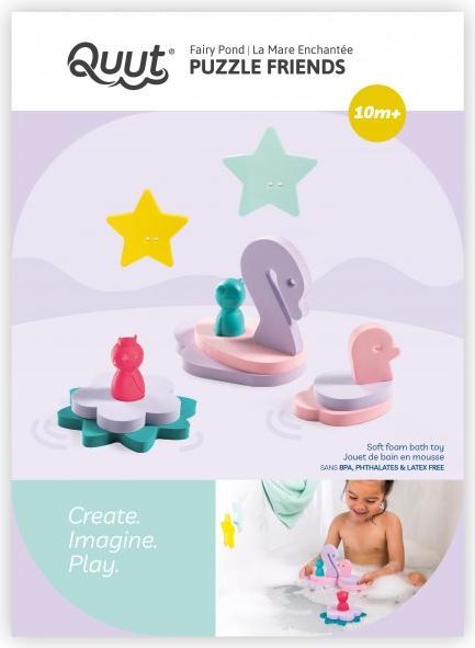 Konjac Sponge Puzzle Friends - Fairy Pond