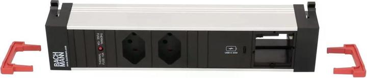 Actual product image Bachmann Built-in power strip POWER FRAME 2x T13, 1x USB C, 1x empty (2 x, Type 13, 0.20 m)