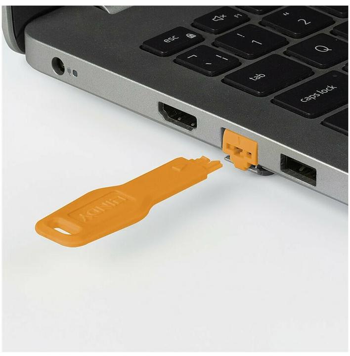 Image du produit Lindy Clé pour serrure de port RJ45 Orange (47896)