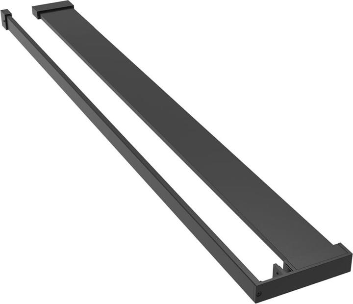 Image du produit VidaXL Duschwand mit Ablage für Walk-In-Dusche Schwarz 90x195 cm ESG (90 cm, 90 cm, 195 cm)