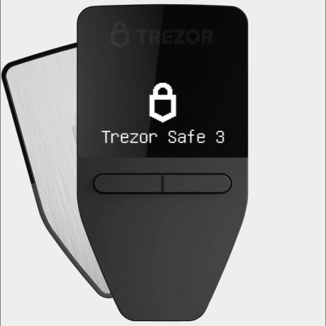 Trezor Coffre-fort 3 - Stellar Silver