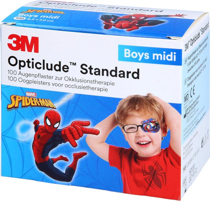 Actual product image 3M Opticlude Standard Boys Midi Disney eye plaster, 100 pcs. plasters (100 x)