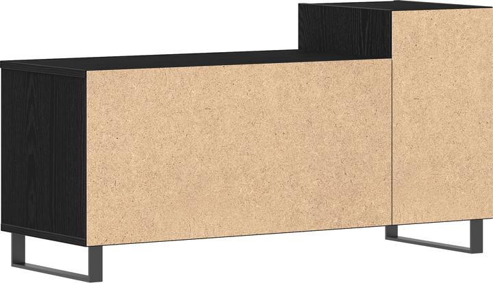 Produktbild VidaXL TV-Bank Schwarz Eiche 100x35x55 cm Werkstoff (35 x 35 x 55 cm)
