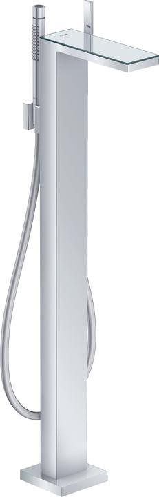 Produktbild Axor Einhebel-Wannenmischer MYEDITION bodenst mit Platte chrom/Spiegelglas